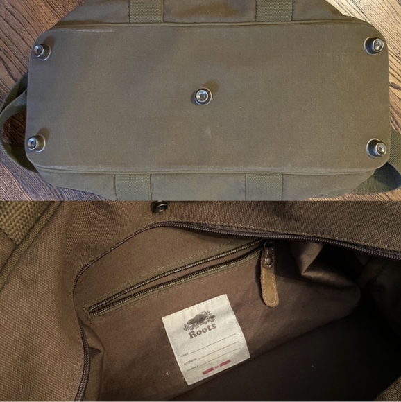 Olive green/Brown Men's Bag - Picture 7 of 8